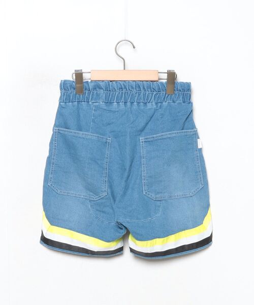 「SUPERTHANKS」 デニムハーフパンツ SMALL ライトブルー メンズ_画像2