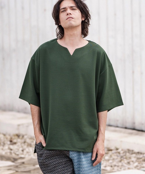 「CAMBIO」 半袖Tシャツ X-LARGE ブラック メンズ_画像4