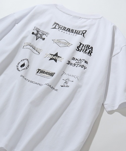 「THRASHER」 半袖Tシャツ L グレー系その他 メンズ_画像2