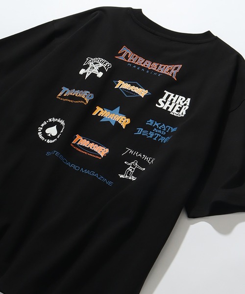 「THRASHER」 半袖Tシャツ L グレー系その他 メンズ_画像4