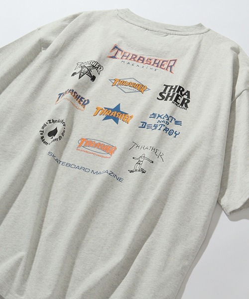 「THRASHER」 半袖Tシャツ L グレー系その他 メンズ_画像6