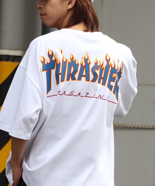 「THRASHER」 半袖Tシャツ L グレー系その他 メンズ_画像7