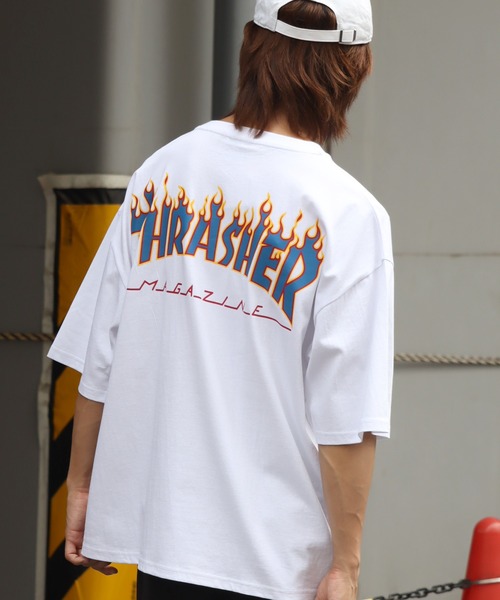 「THRASHER」 半袖Tシャツ L グレー系その他 メンズ_画像9