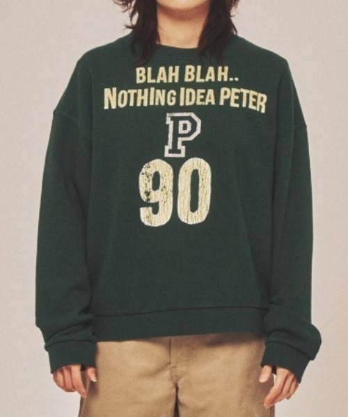 トレーナー スウェット BLAH BLAH SWEATSHIRT / ナンバリングロゴ 