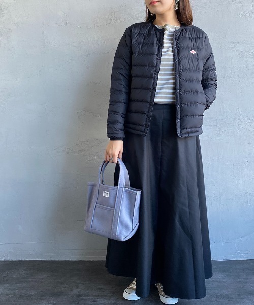 DANTON24年製ダントンインナーダウンジャケットレディースSブラック 黒 Danton（ダントン） ダウンジャケット S ブラック レディース