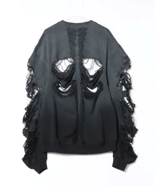 スウェットパンツ ジャージ DISTRESSED CROSS CREAWNECK メンズ レディース_2