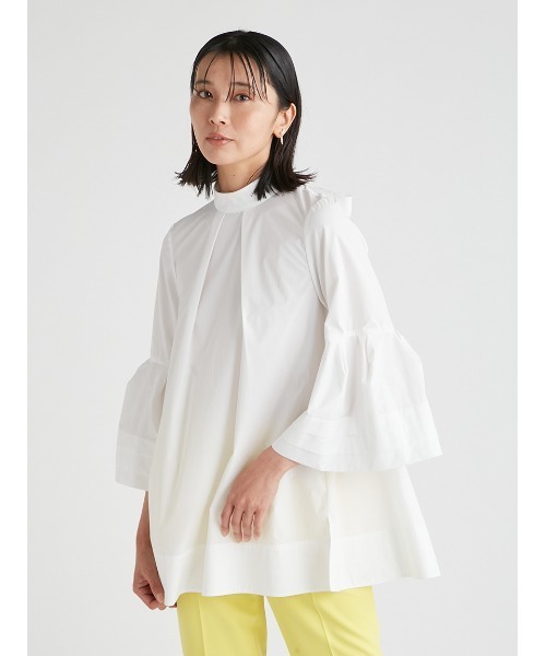 「CELFORD」 長袖ブラウス 38 ブラック レディース_画像2