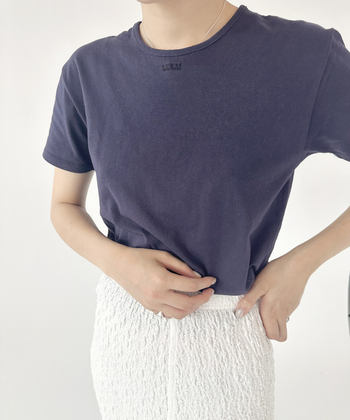 「EDIT. FOR LULU」 半袖Tシャツ FREE ベージュ レディース_画像4