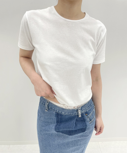 「EDIT. FOR LULU」 半袖Tシャツ FREE ベージュ レディース_画像6