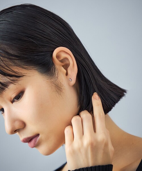 ピアス PT900 ピアス ダイヤモンド レディースの画像