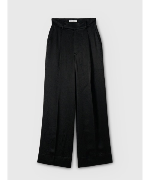 EIMY ISTOIRE（エイミーイストワール） パンツ サテンタックパンツ