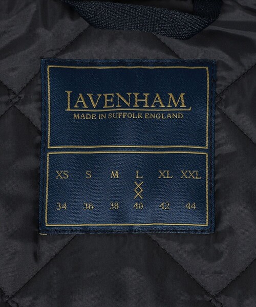 ブルゾン アウター 「別注」LAVENHAM DENHAM ウールキルティングブルゾン V.B.CANONICO メンズの画像