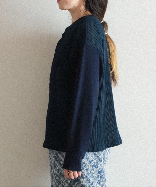 「FIL DE FER」 カーディガン FREE ネイビー レディース_画像3