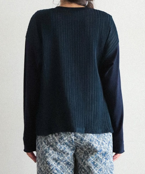 「FIL DE FER」 カーディガン FREE ネイビー レディース_画像4