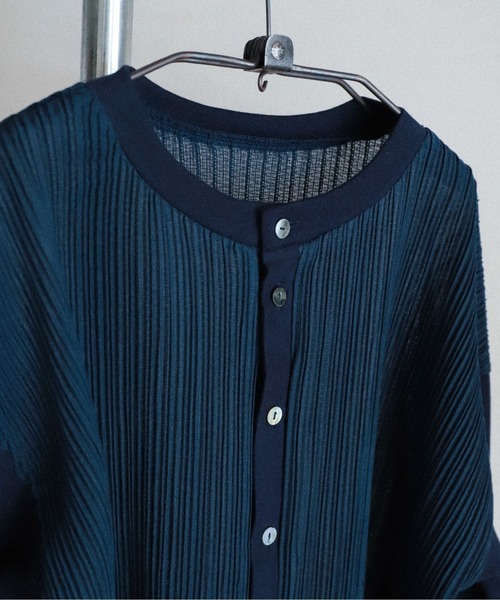 「FIL DE FER」 カーディガン FREE ネイビー レディース_画像7