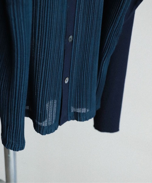 「FIL DE FER」 カーディガン FREE ネイビー レディース_画像9
