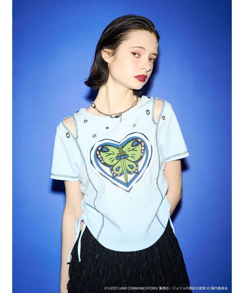 jouetie（ジュエティ） tシャツ 「アニメ「ジョジョの奇妙な冒険