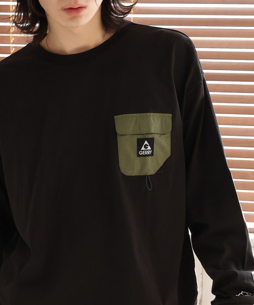GERRY（ジェリー） tシャツ 「GERRY/ジェリー」ナイロンポケット付