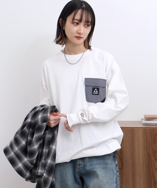 GERRY（ジェリー） tシャツ 「GERRY/ジェリー」ナイロンポケット付