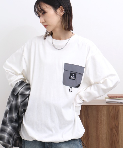 GERRY（ジェリー） tシャツ 「GERRY/ジェリー」ナイロンポケット付