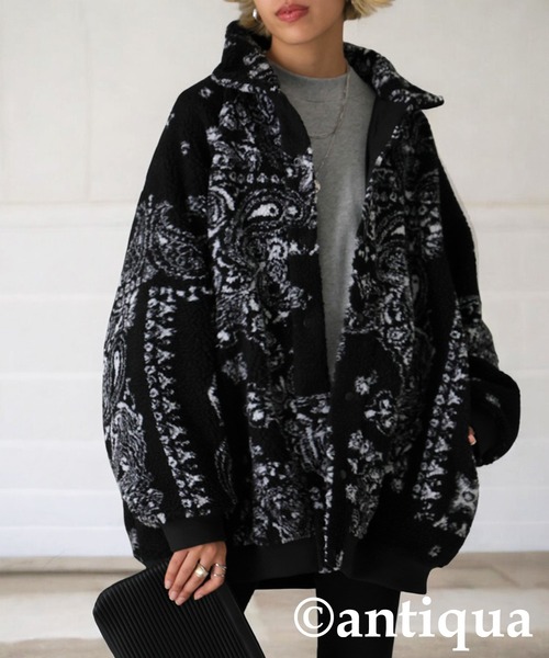 antiqua（アンティカ） ジャケット ONESIZE ブラック レディース