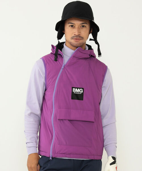 BEAMS GOLF（ビームス ゴルフ） ベスト L ブラック メンズ : ZOZOTOWN