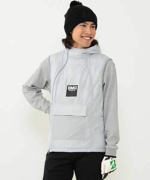BEAMS GOLF（ビームス ゴルフ） ベスト L ブラック メンズ : ZOZOTOWN