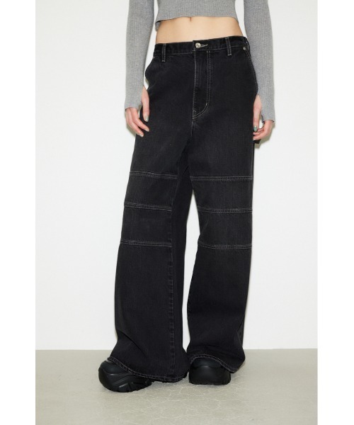 「THROW by SLY」 デニムパンツ 0 ライトブルー レディース_画像8