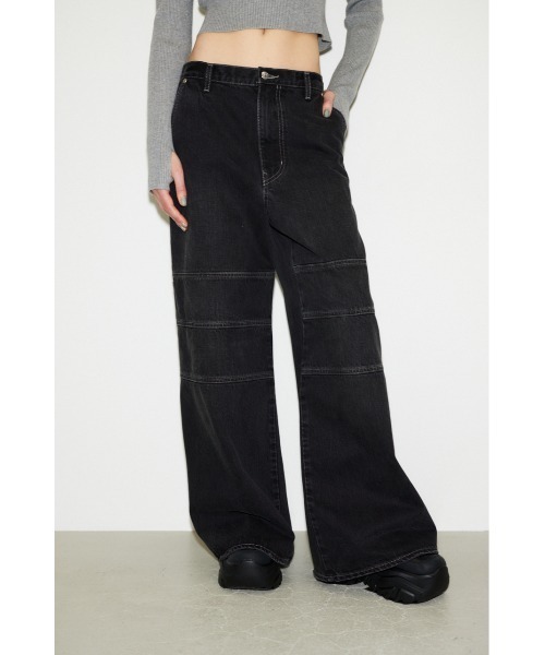 「THROW by SLY」 デニムパンツ 0 ライトブルー レディース_画像9