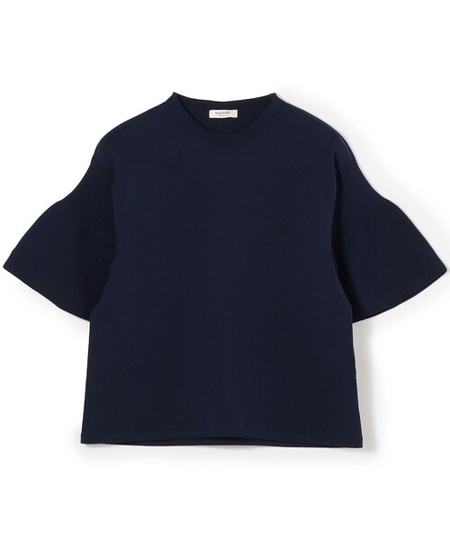 1009　macphee  トップス♡ MACPHEE（マカフィー） ニット セーター フォームニット ベルスリーブ