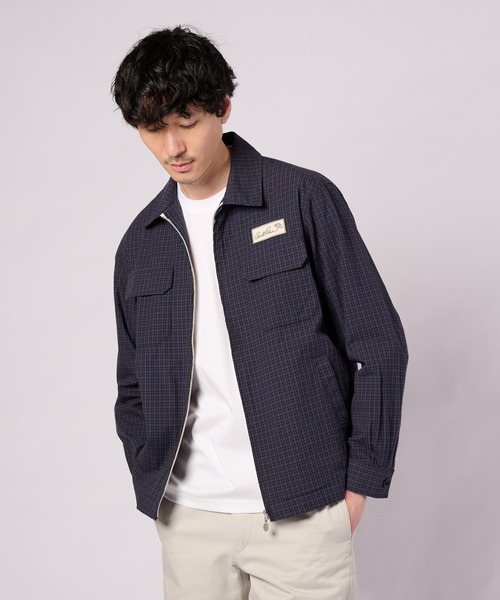 メンズ アーノルドパーマー L ダッフル ジャケット コート チェック 