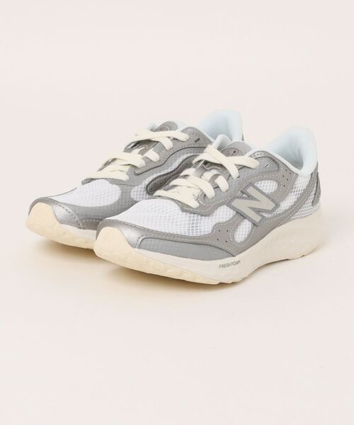 「New Balance」 ローカットスニーカー 24.5cm シルバー レディース_画像4