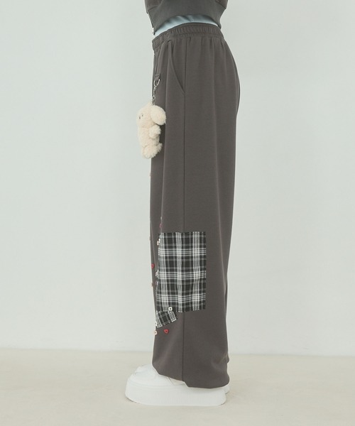 rumnel： スウェットパンツ ジャージ 「セットアップ可能」パッチ