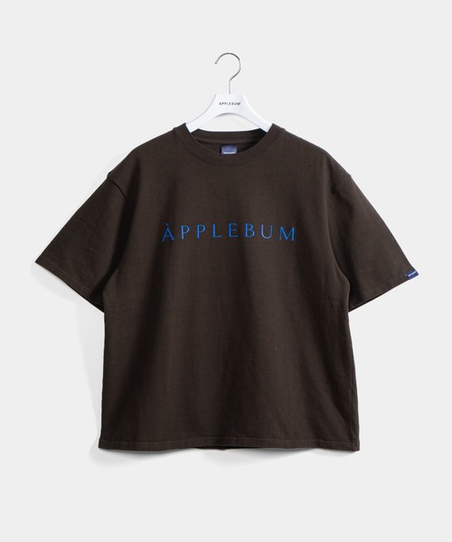 「APPLEBUM」 半袖Tシャツ MEDIUM ダークブラウン メンズ_画像7