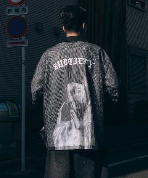 「Subciety」 半袖シャツ MEDIUM ブルー メンズ_画像8