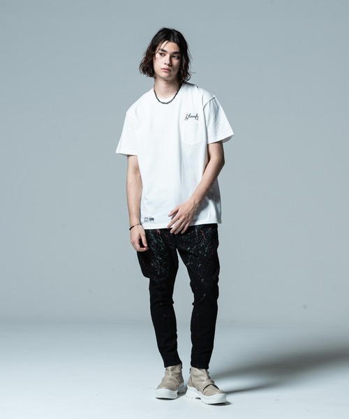 「glamb」 スキニーデニムパンツ S ブラック メンズの画像