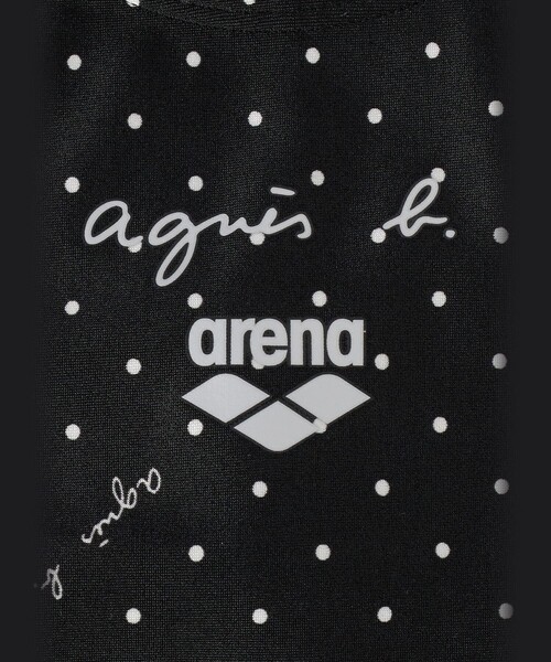 水着 agnes b. x arena ジュニアワンピース 水着 キッズ 子供の画像