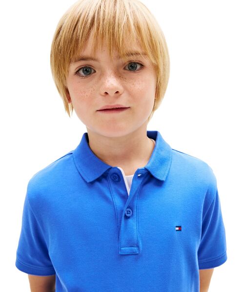 ポロシャツ BOYS インターロックショートスリーブポロシャツ キッズ 子供服の画像