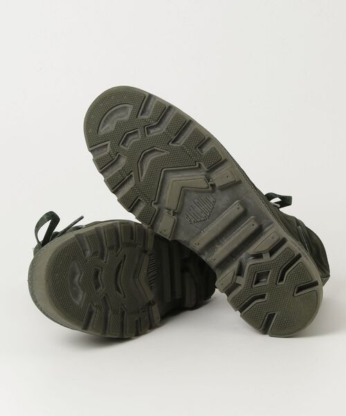 「PALLADIUM」 ハイカットスニーカー 24cm グリーン レディース_画像3
