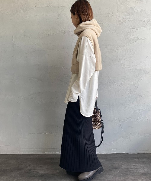 「AMERICANA」 ベスト ONE SIZE ベージュ レディース_画像5