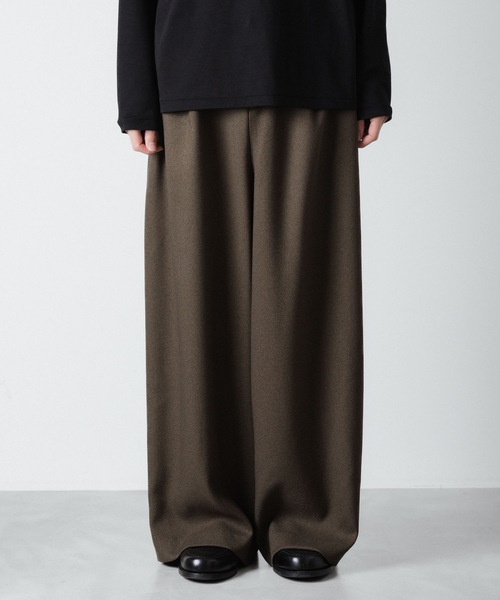 「ato」 パンツ 48 カーキ メンズ_画像3