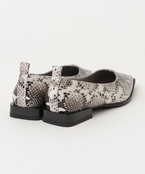 「SY UNITED ARROWS」 フラットパンプス 24cm シルバー レディース_画像3