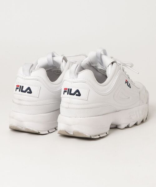 「FILA」 ローカットスニーカー 26.0cm ホワイト レディース_画像2