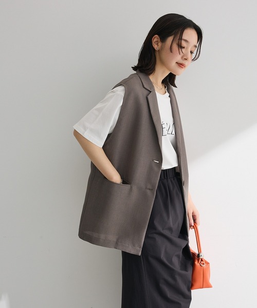 Green Parks（グリーンパークス） ベスト ジレ メッシュフレンチ
