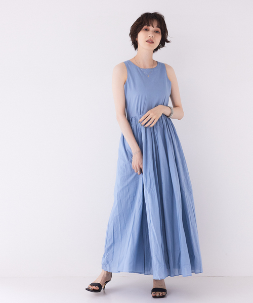 MARIHA（マリハ） ノースリーブワンピース フリー ライトブルー