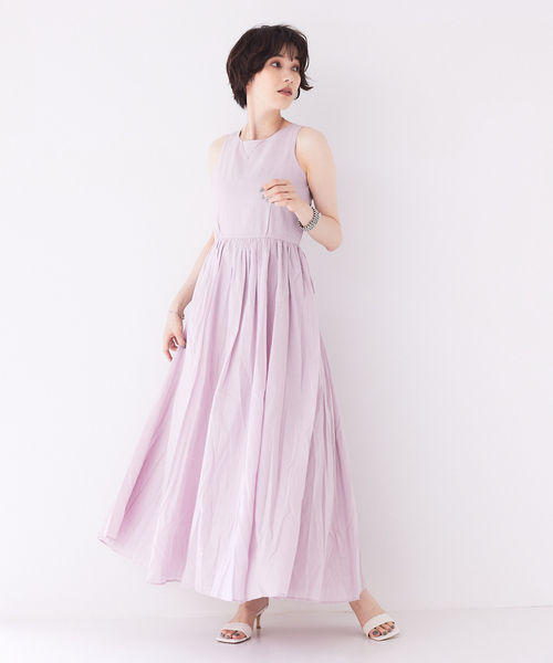「MARIHA」 ノースリーブワンピース フリー ライトブルー レディース_画像5