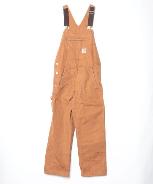 Carhartt（カーハート） オーバーオール W32xL30 ブラウン メンズ