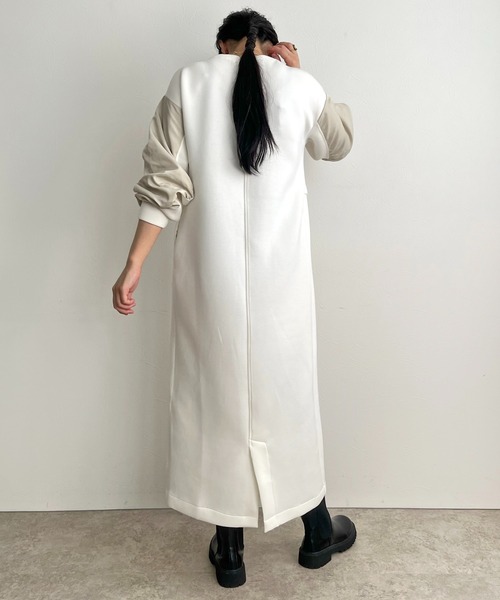「LHELBIE」 長袖ワンピース M ブラック レディース_画像6
