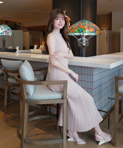 EIMY ISTOIRE（エイミーイストワール） ワンピース BACK RIBBON KNIT