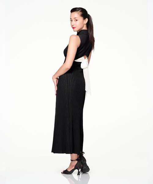 EIMY ISTOIRE（エイミーイストワール） ワンピース BACK RIBBON KNIT